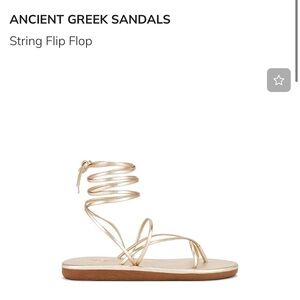 Ancient Greek Sandals String Flip Flop Grecian